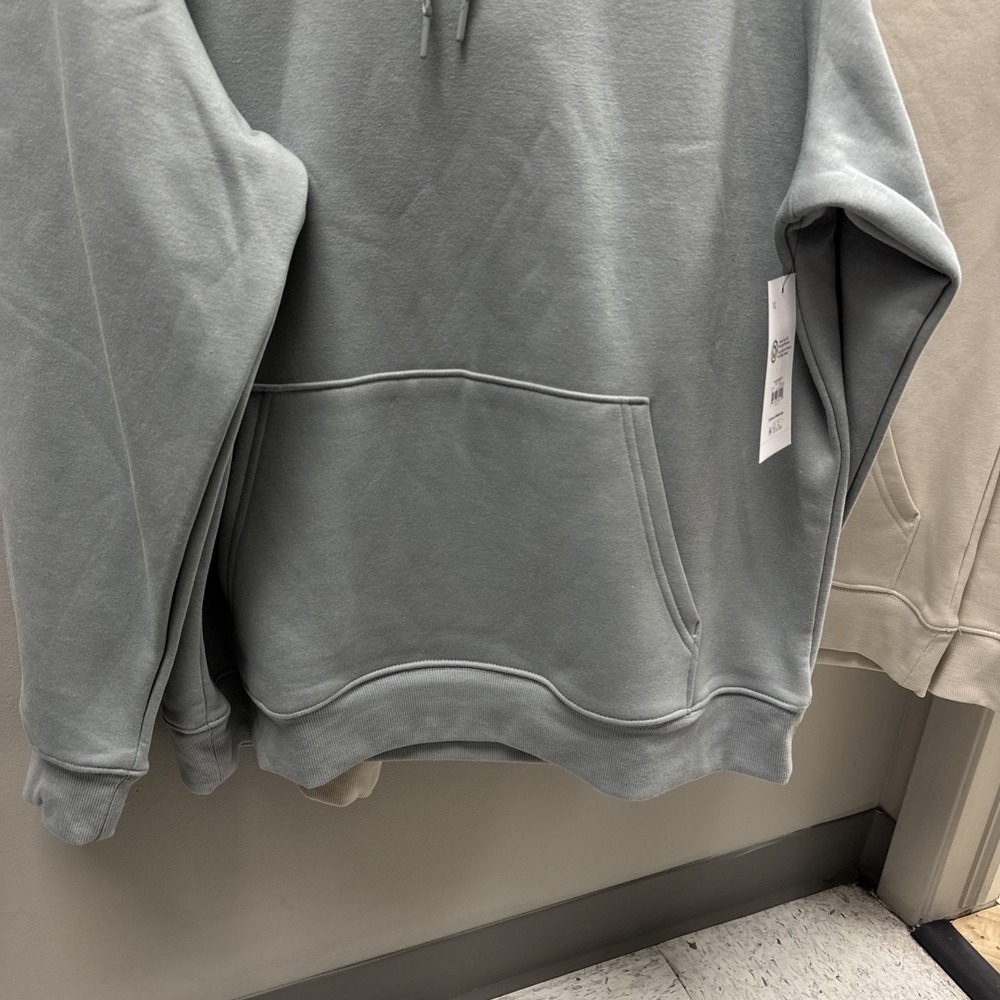 2 Athletic Works Men Fleece Hoodie Pullover Sweatshirts NWT Sage Green/Tavertine - Picture 7 of 8